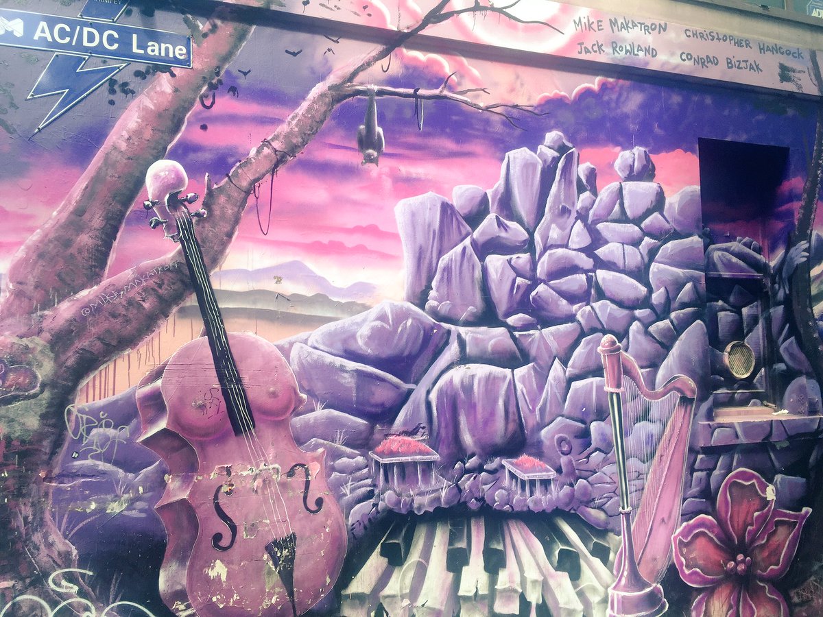 harmhunter's tweet image. G'day! #Melbourne is one sexy city! The @acdc Lane is right next to my hotel! Looking forward to #KinkyBoots 2nite. #HarmonyHunterDownUnder