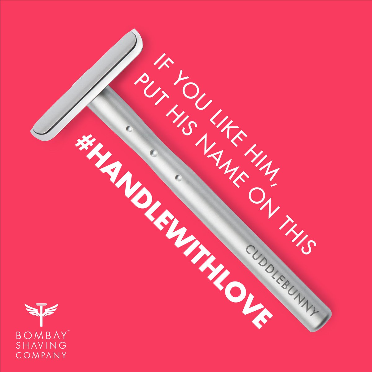 BombayShavingCo's tweet photo. Secret pet names, declarations of love. Whatever reminds your man of you, get it engraved on a razor #HandleWithLove https://t.co/Eb8JhFYbpp https://t.co/UVCV3uRdEp