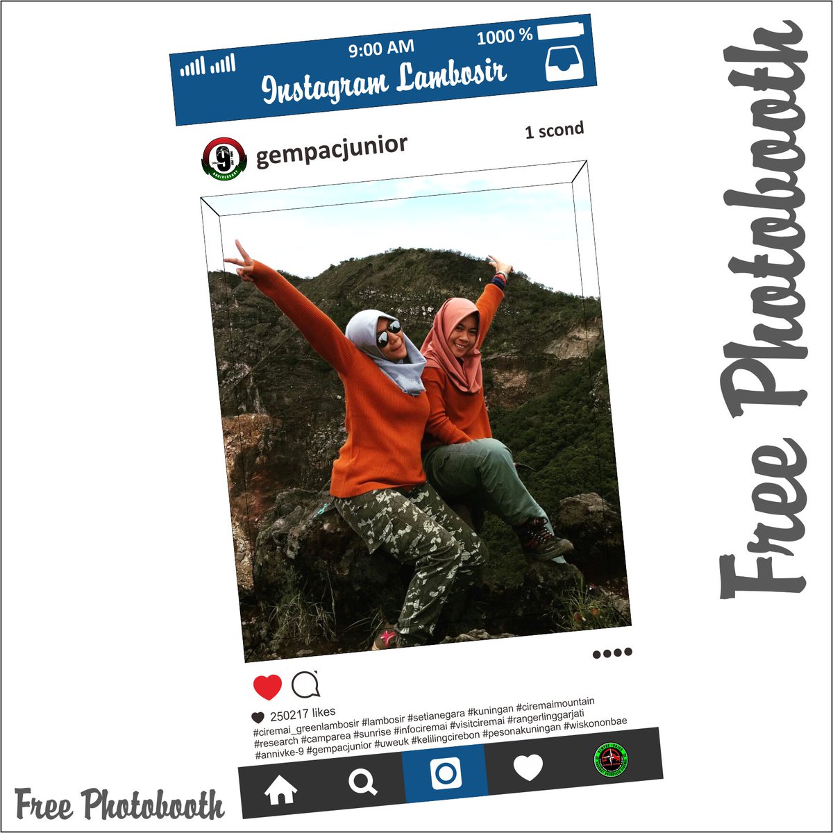 InfoCiremai's tweet photo. mulai tanggal 25 februari 2017, tersedia @instagram #photobooth buat kalian para #selfiers ... gratis !!!
@GempacJunior @AboutCirebonID https://t.co/1je35HBijj