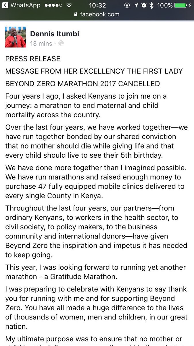 MediaMK's tweet image. #beyondZero Marathon has been cancelled! #beyondcommonsense