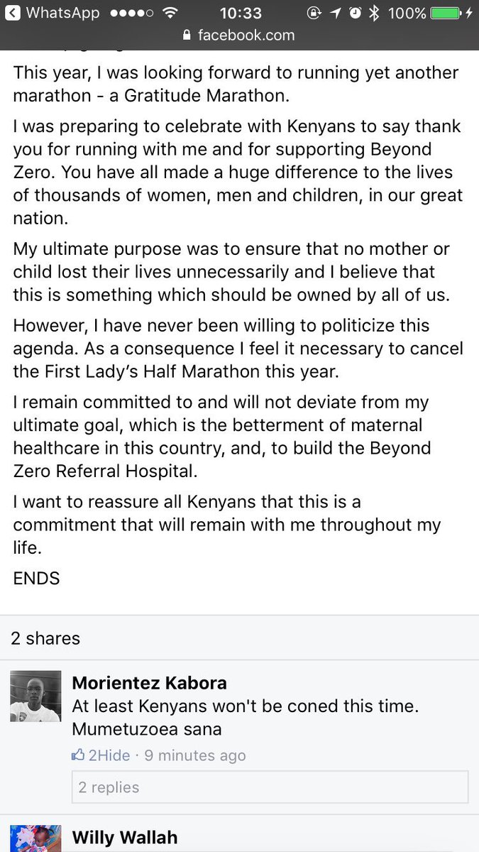 MediaMK's tweet image. #beyondZero Marathon has been cancelled! #beyondcommonsense