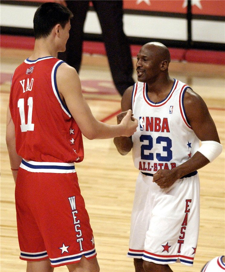 yao ming standing dunk