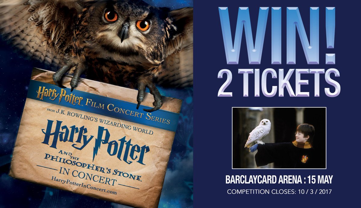 WhatsOnBrum's tweet photo. WIN! ⚡️
2 TICKETS to @HarryPotterFilm and The Philosopher's Stone in concert at @BcardArena #Birmingham 15 May. RT before 10/3 to enter! https://t.co/oK5mAKJbQG