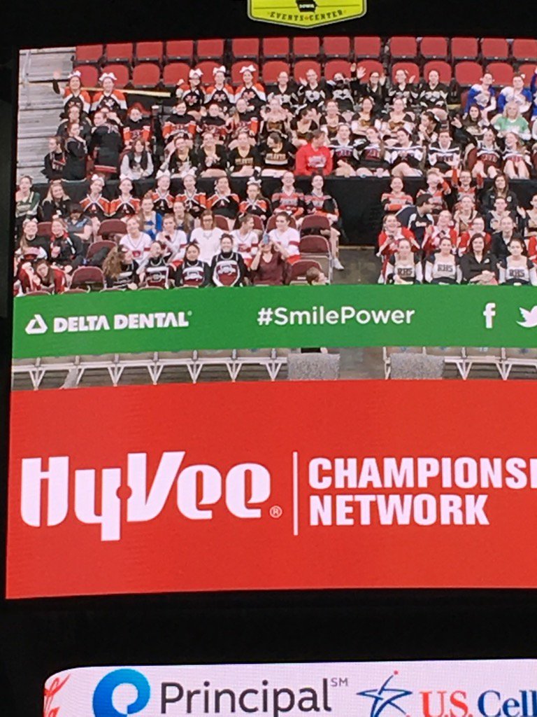 coachlaughrun's tweet photo. We made the Jumbotron!!! https://t.co/QuQxwciadK