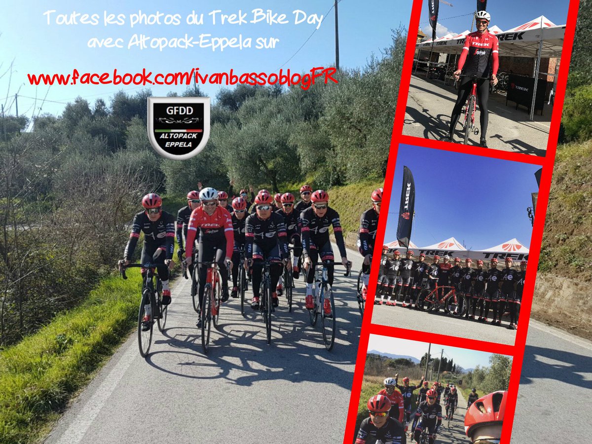 IBdailyblog's tweet photo. Lucca, journée @TrekBikes avec @gfddaltopack pour @ivanbasso @TrekSegafredo #youngproject #progettogiovani Photo sur https://t.co/S2syFRxnA1 https://t.co/pGq7r2WFeL