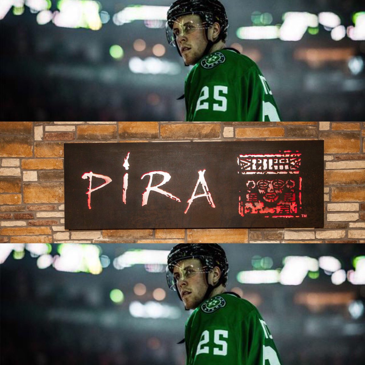 PIRALatinFire's tweet photo. It's Game Day for our #STARS folks! Lounge &amp; dine with us during game! We are between Sect.102/103 @AACenter! #TBLvsDAL 
🔥PIRA🚪open @ 5pm!🔥 https://t.co/tlhPmS8Xxo