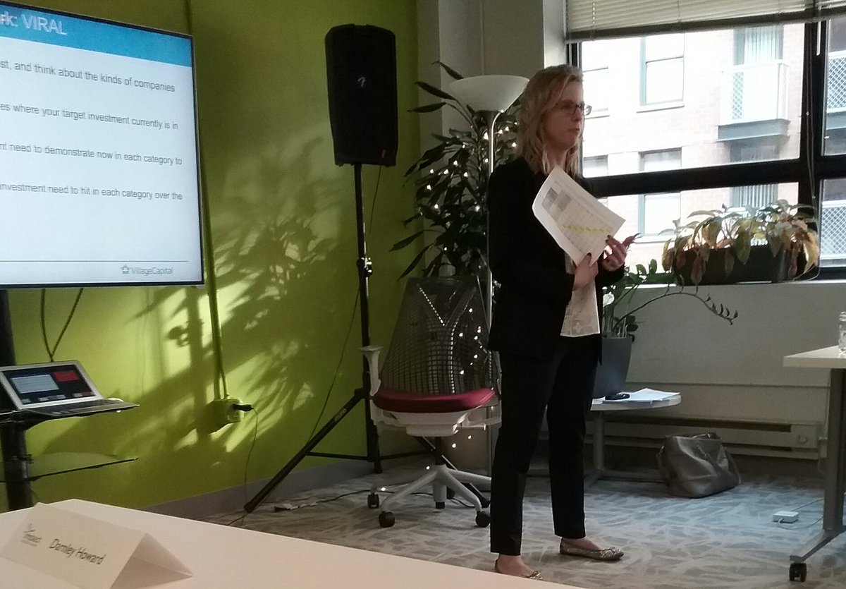 A great day of learning key frameworks in #impactinvesting led by <a href="/AllieB/">Allie Burns</a> of <a href="/villagecapital/">Village Capital</a> &amp; <a href="/ImpactBizLead/">IBL</a>. Making world change viral!