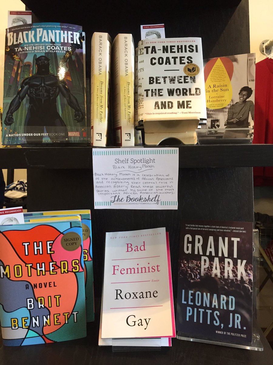 bookshelftville's tweet photo. We have new description cards for our Shelf Spotlights! Check out our picks for Black History Month in store!
#shelfspotlight https://t.co/XyRGmJ1pwO
