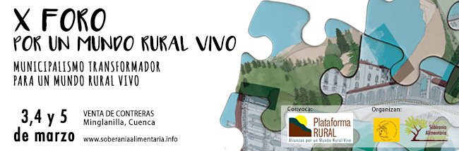LTudelaMarco's tweet photo. El #ForoMundoRuralVivo ya esta aquí!
3,4,5 marzo en La Venta de Contreras #Minglanilla
Nos vemos allí! Inscribete 🔜 https://t.co/XaJCpvNg4W https://t.co/2nPvNJN8L1