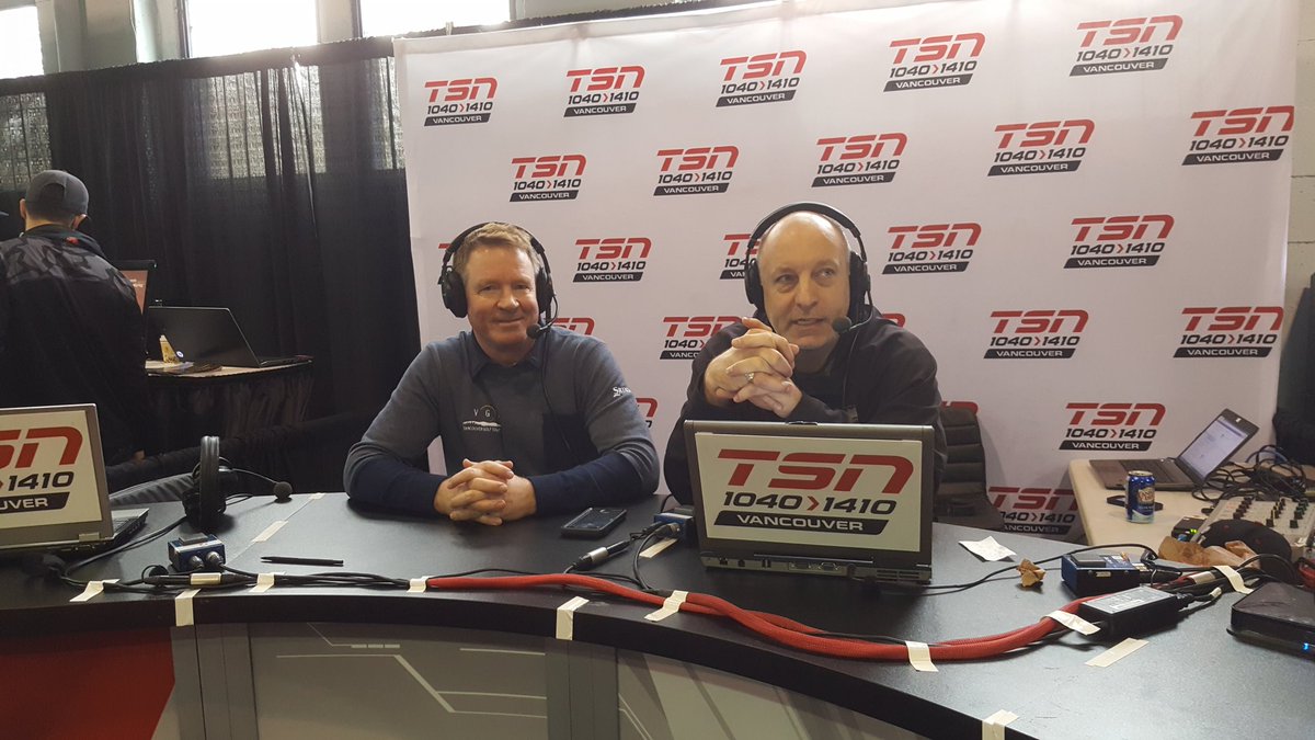 vancouvergolf's tweet photo. on in 5 with this guy on @TSN1040 down at the @VanGolfShow to talk some VGT
#TheMoj https://t.co/RPRausDYGD