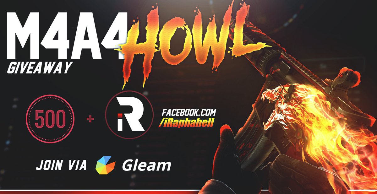 500Casino's tweet photo. https://t.co/WQdVBGtowh 's &amp; @iRaphahell 's M4A4 Howl Giveaway! RT + Follow @CSGO500 to enter!

More entries here: https://t.co/vrjuxlVQ6a https://t.co/nbBfPe0vSV