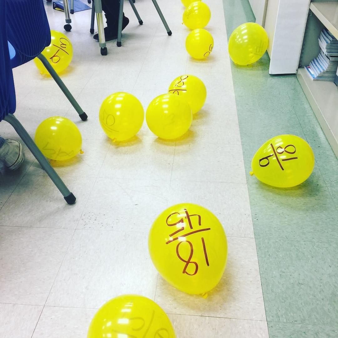 kellys3ps's tweet image. Fun idea for practicing equivalent fractions buff.ly/2kIwmO5