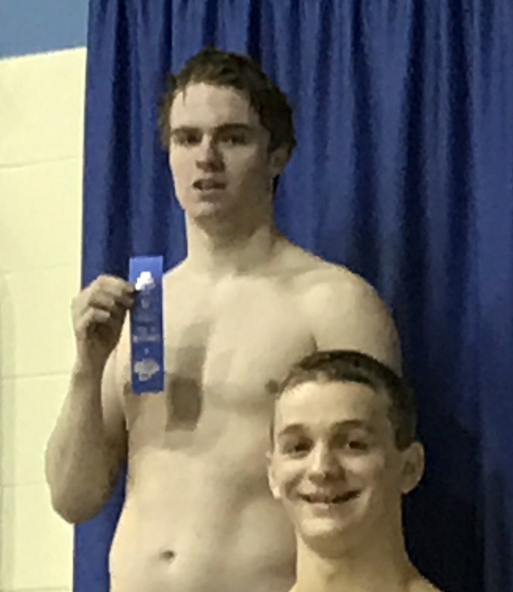 On to state in two events. BC swimmer Cameron Cripe won his 2nd sectional race of the day at C'ville with a time of 52.14 in the 100 Fly.