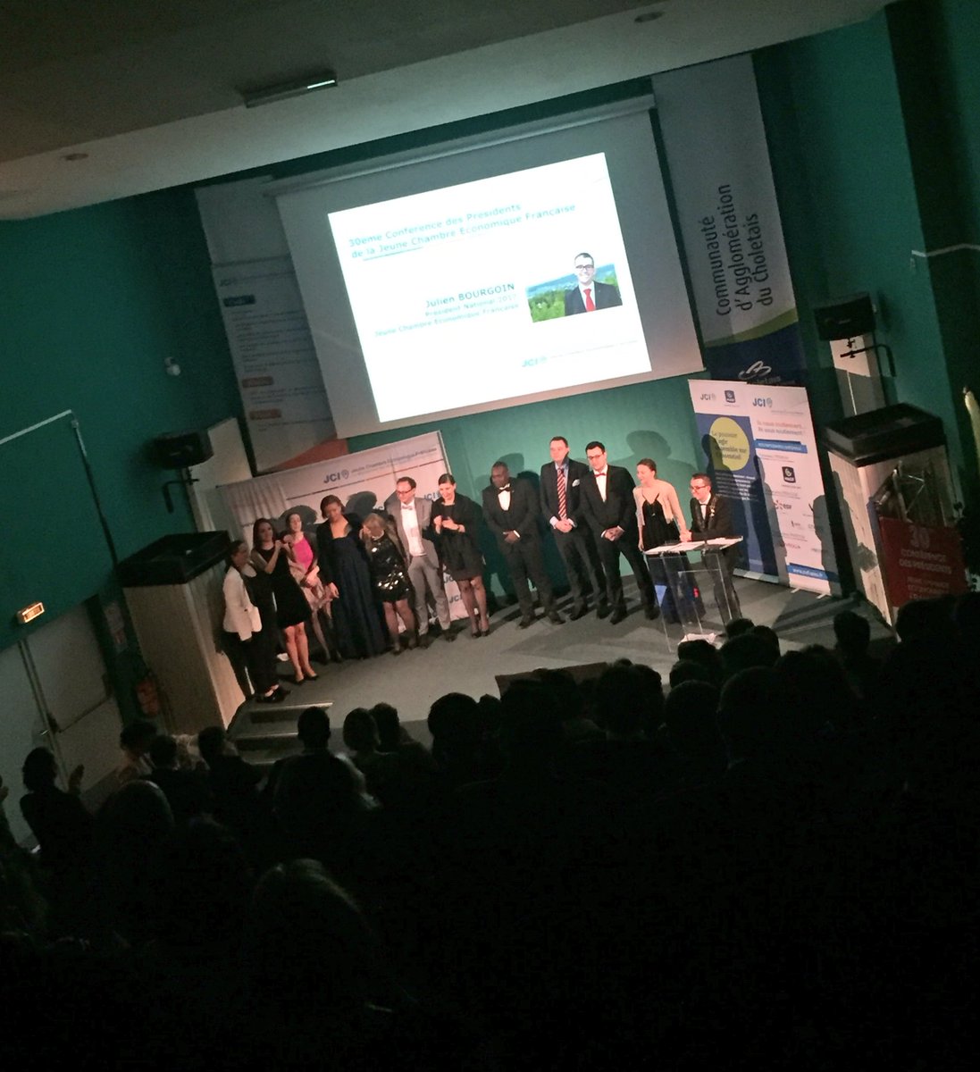 "En 2017 ils ont eu l'audace de s'engager pour les autres, merci à mon équipe" <a href="/bourgoinj/">Bourgoin Julien</a> #AudaceJCEF #CDP2017 #PacteCitoyen