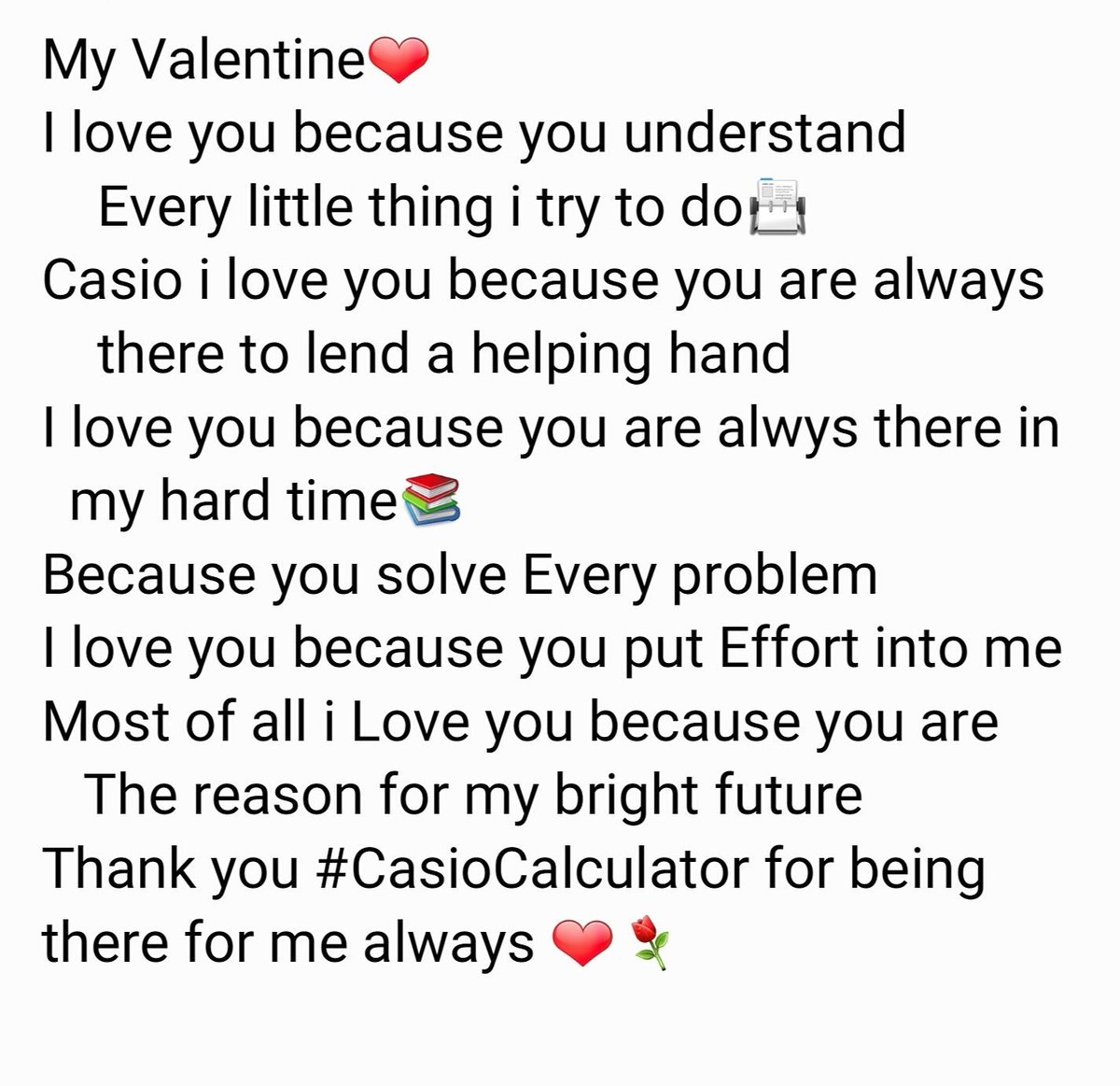 mishali26's tweet image. Happy Valentine my Love❤
#CasioLove  
#CasioCalculator