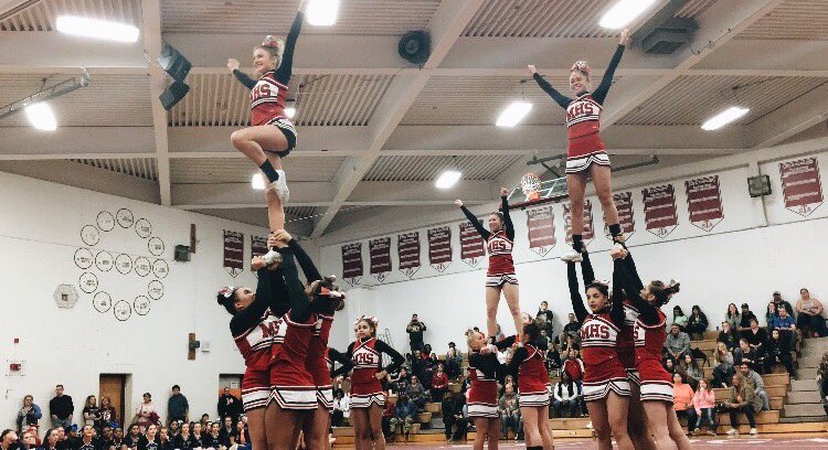 delaney_rhea's tweet photo. senior year is sad. last time ever competing & we killed it. so proud of my team🖤 #redsback https://t.co/MxlxrRVwI0