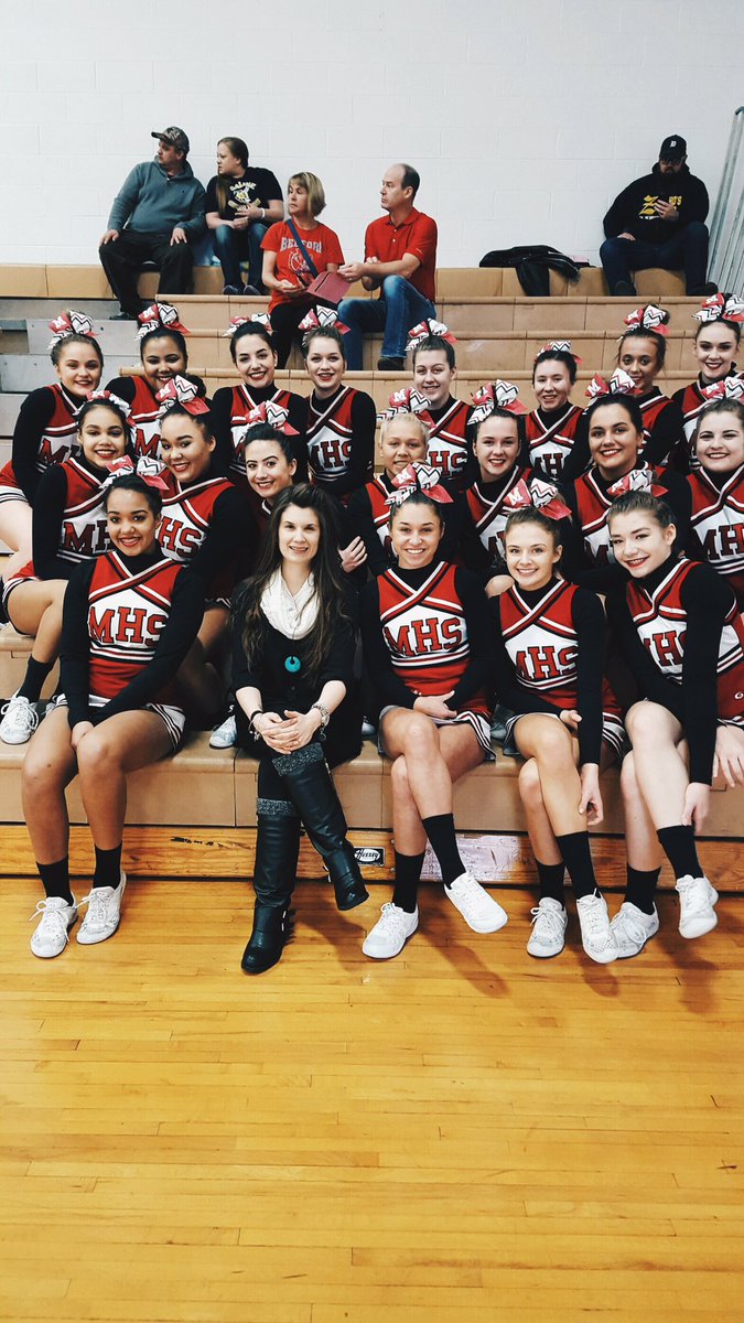 delaney_rhea's tweet photo. senior year is sad. last time ever competing & we killed it. so proud of my team🖤 #redsback https://t.co/MxlxrRVwI0