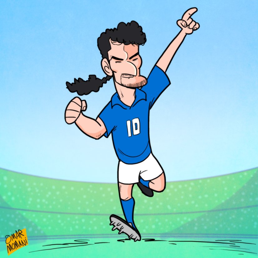 Roberto Baggio is 50!!! I am getting old :(
Baggio is my favorite player ever.
Happy birthday 