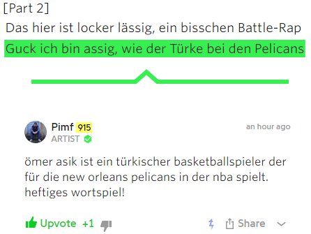 RapGeniusD's tweet image. Bei uns erklärt pimfyo die richtig heftigen Wortspiele!
➡ genius.com/artists/Pimf