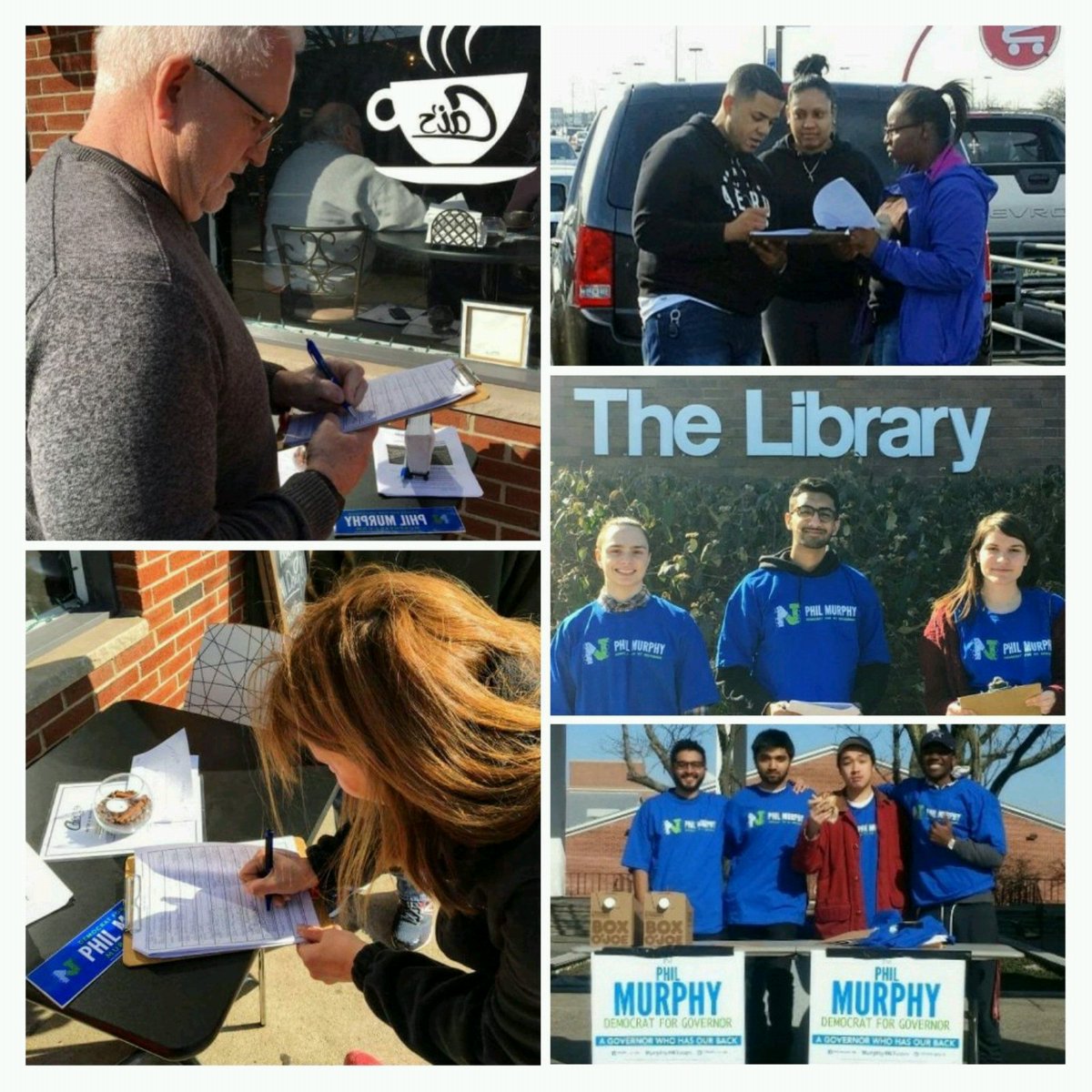 ParanoLLC's tweet image. Our teams are fanned out across the state today, collecting petition signatures for @PhilMurphyNJ