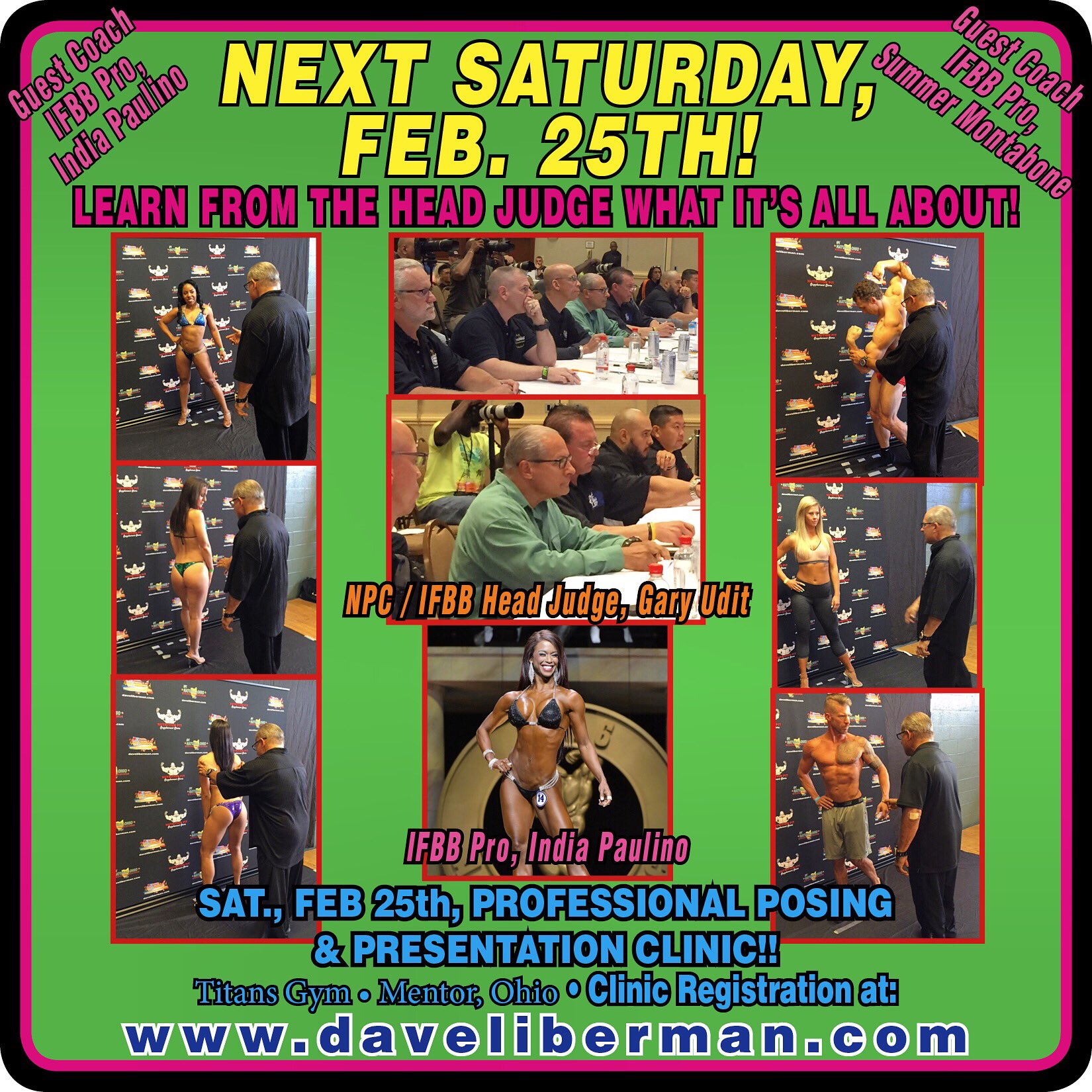 Dave Liberman on Twitter "REGISTER FOR NEXT SAT. POSING CLINIC TODAY
