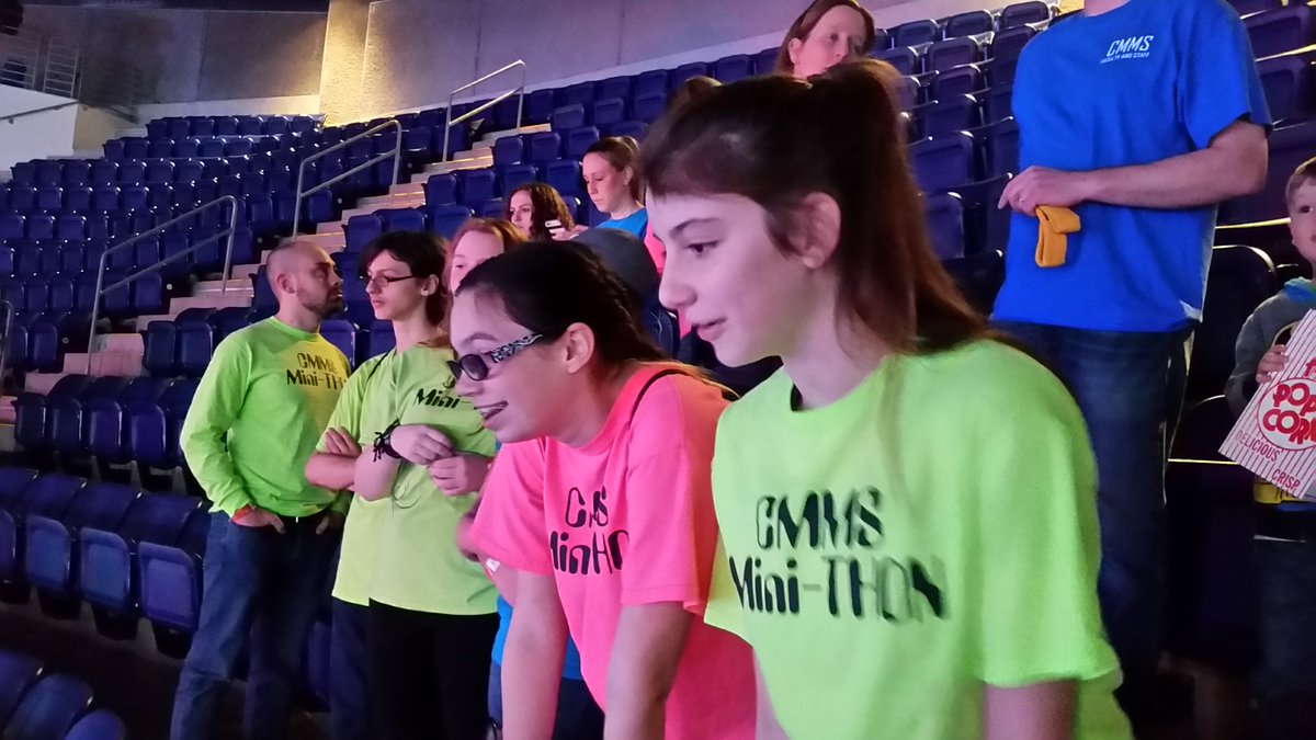 CMMSMiniTHON's tweet photo. Some of our 8th grade Mini-THON leaders made their THON debut today at #THON2017 Proud of your hard work #FTK ! https://t.co/3I92YOI5E0