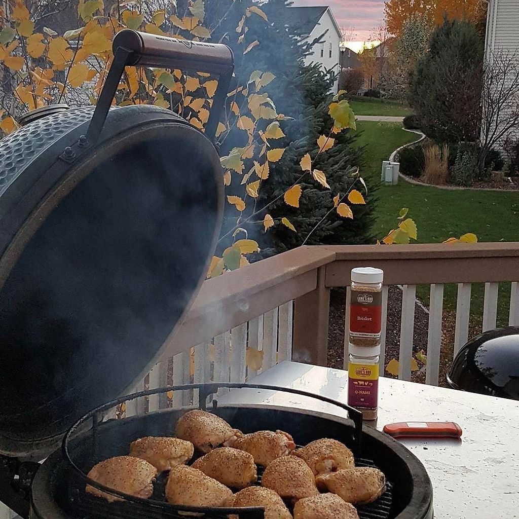 Thermapen's tweet photo. 📷: @kickashbasket
・・・
Sunset Chicken! These #GrilledChicken Thighs coated in #Qnami and #B… https://t.co/7U0R52cwnY https://t.co/jsEBKBSYuJ