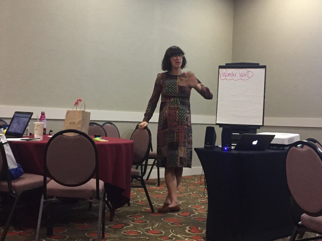 KristinZiemke's tweet photo. Learning so much from @MrazKristine at #WritetoLearnMO Per usual. https://t.co/wAbGNhJ5o5