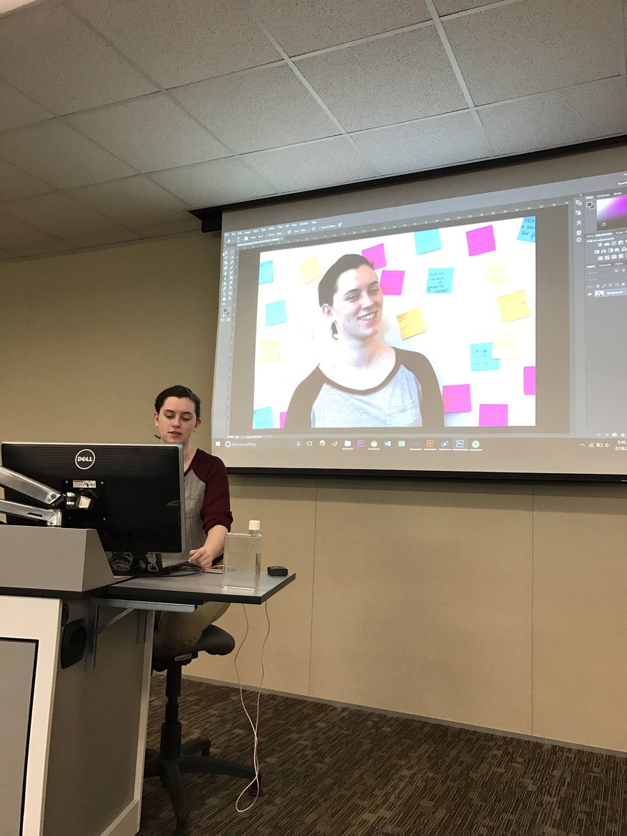 dfamsu's tweet photo. We are learning how to edit head shots on Adobe Photoshop. #professionaldevelopment #madethis @AdobeStudents @design4america https://t.co/ALBlsiYAWF