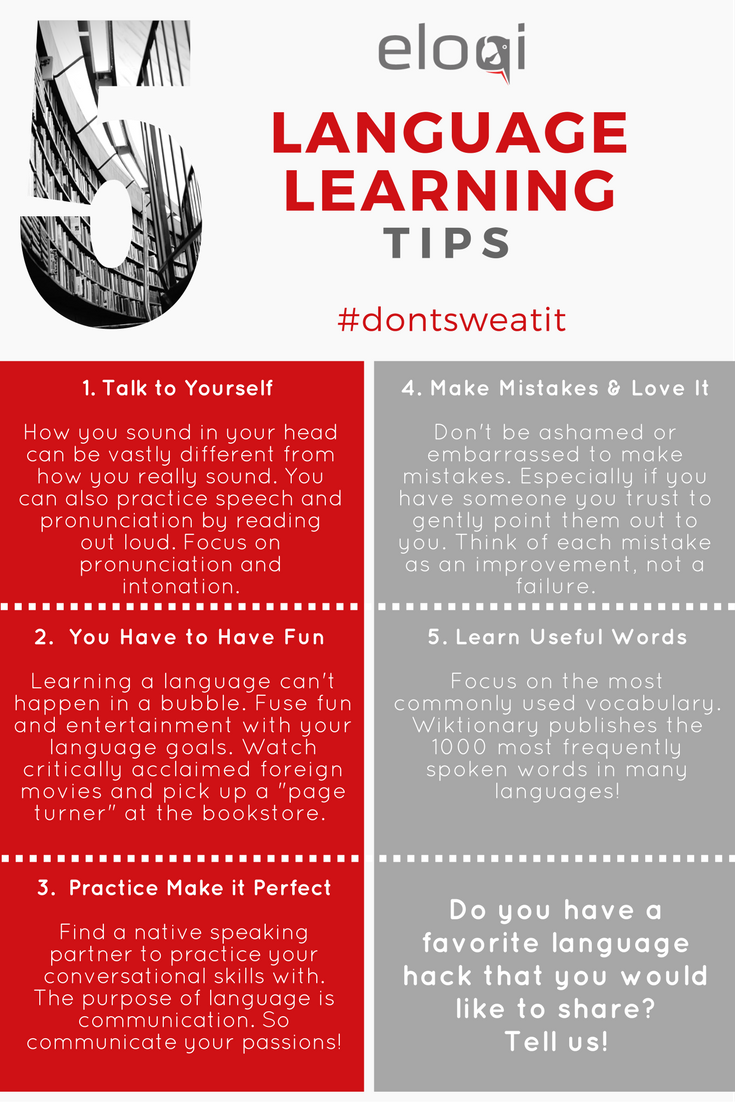 eloqiapp's tweet photo. Speak any language fluently! 5 language hacks that will put you on the right track to mastering any foreign language! 💡💡💡💡💡#dontsweatit https://t.co/UvyHDvuN7g