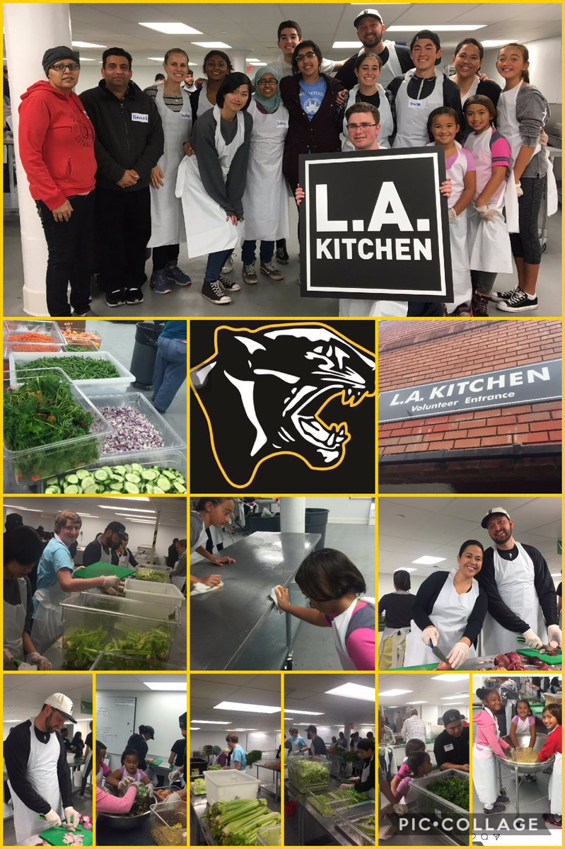 TY <a href="/pvphs_sll/">PVPHS SLL</a> for the invite and chance to #GivebackLA <a href="/TheLAKitchen/">L.A Kitchen</a> #PantherFamily#PantherPr1de