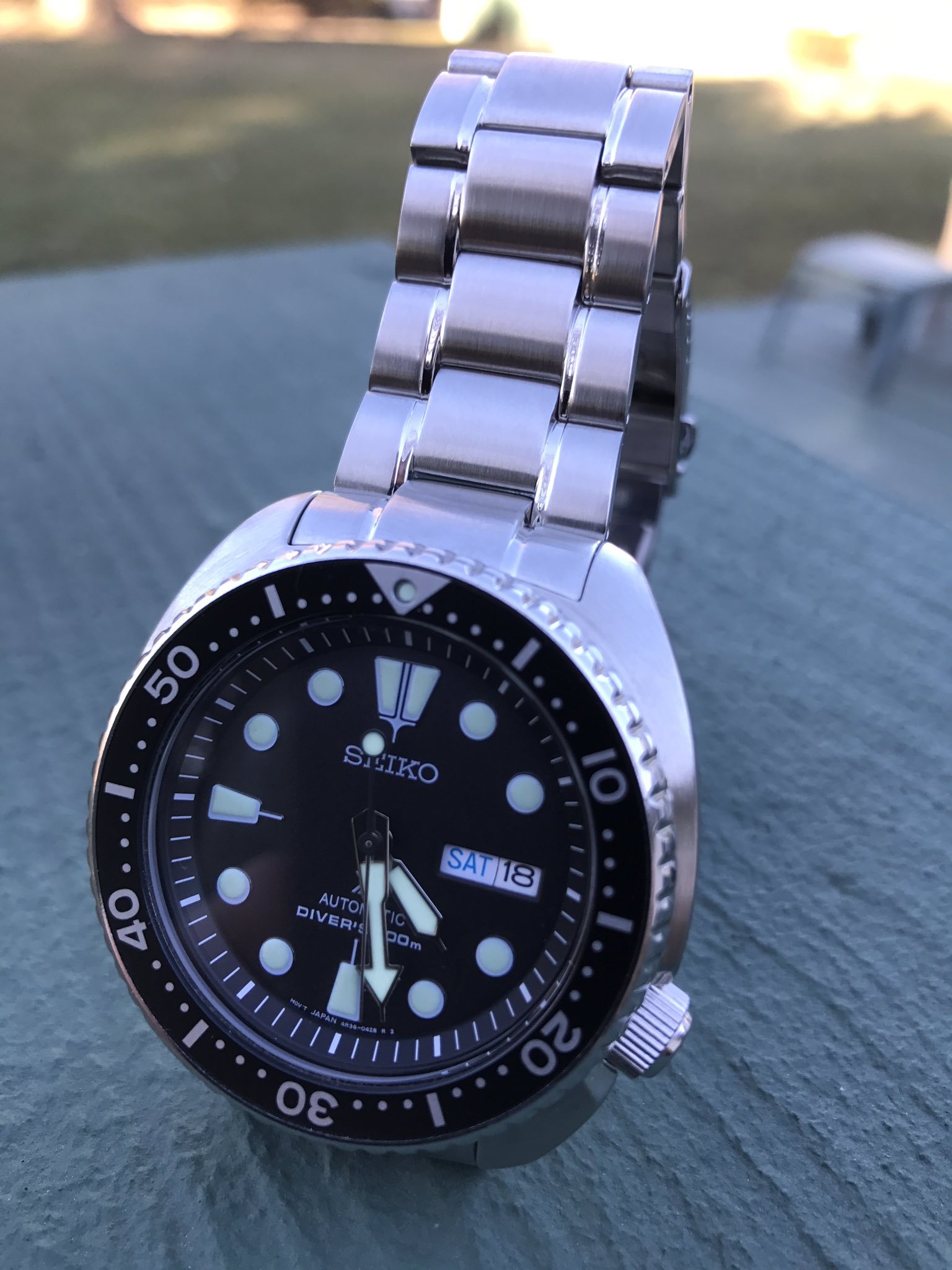 John Galt on X: Seiko Turtle mods. New bracelet. Love this watch