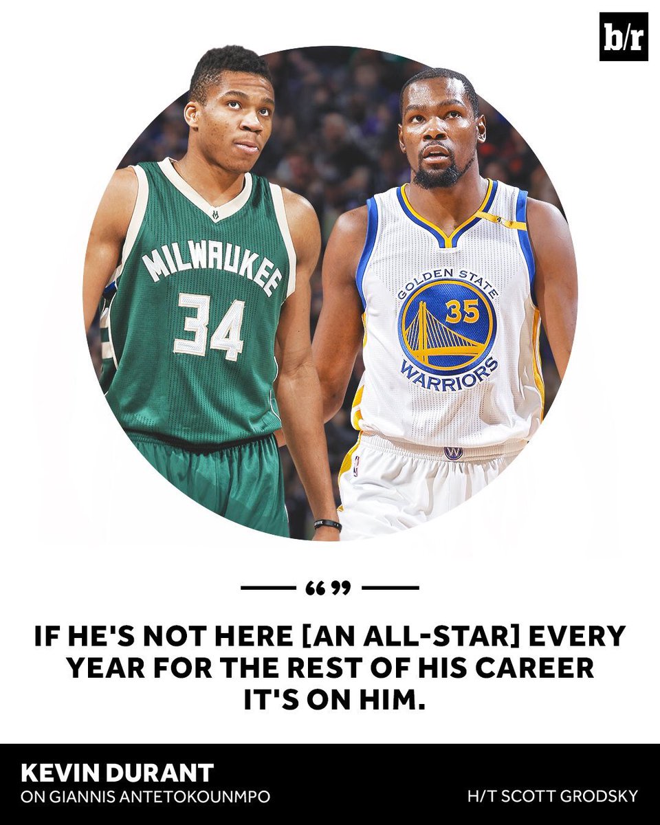 杜蘭特煽動字母哥離開公鹿：生涯是自己的，要多為自己想！-黑特籃球-NBA新聞影音圖片分享社區