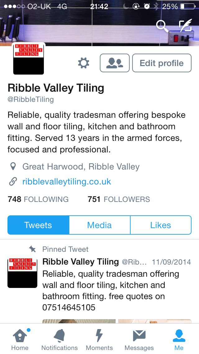 Does anyone need some tiling doing? #rossendale #clitheroe #ribblevalley #blackburn #preston please give <a href="/RibbleTiling/">Ribble Valley Tiling</a> my cousin a call
