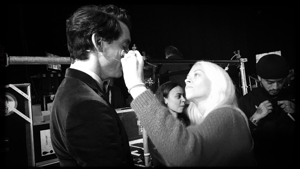 nikosaliagas's tweet photo. Backstage #TheVoice @mikasounds et @Slimaneoff tte à l heure https://t.co/rsigkwnRui