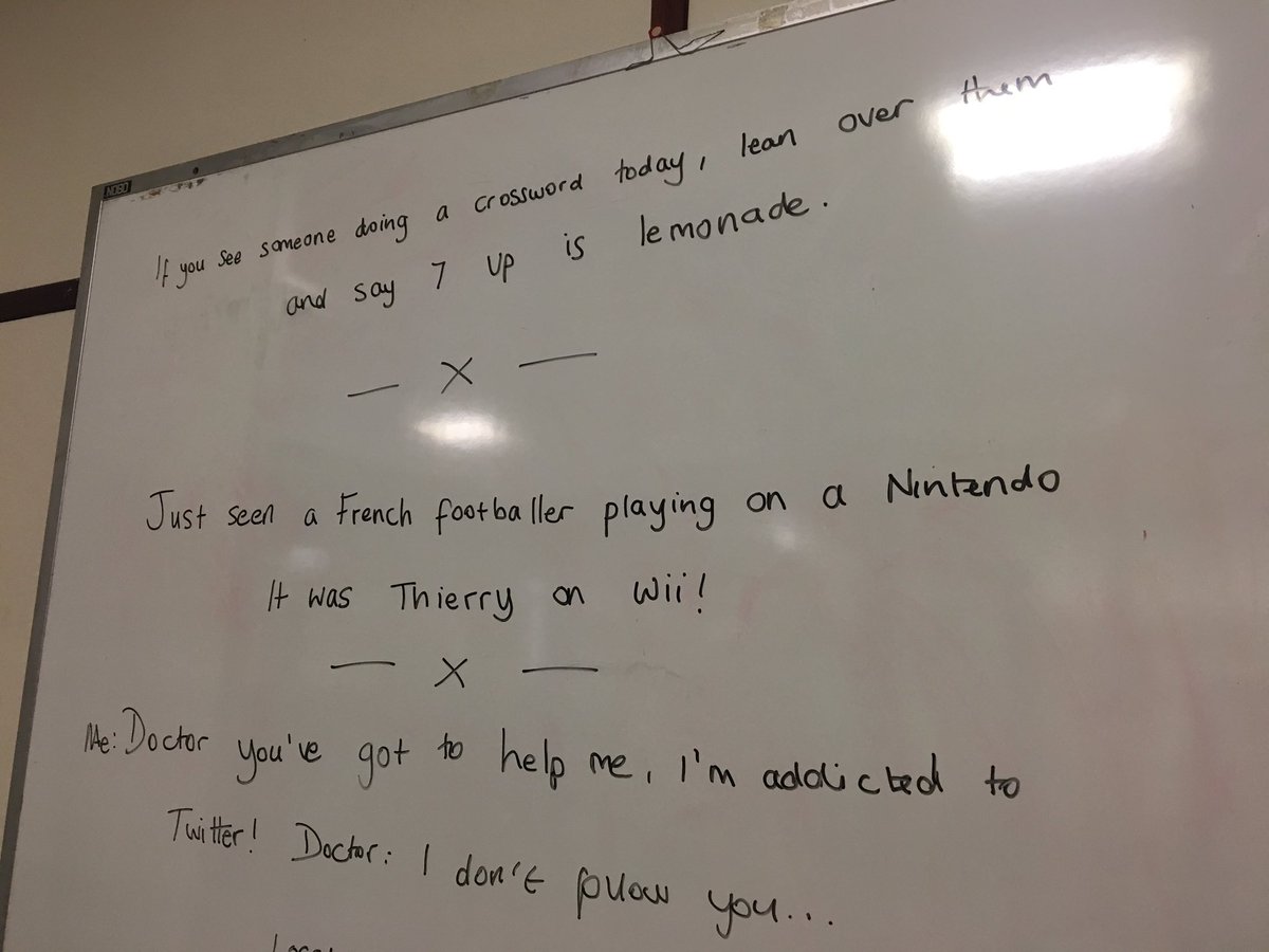 Loving the jokes posted in the office this week! 😂👍🏼🙈