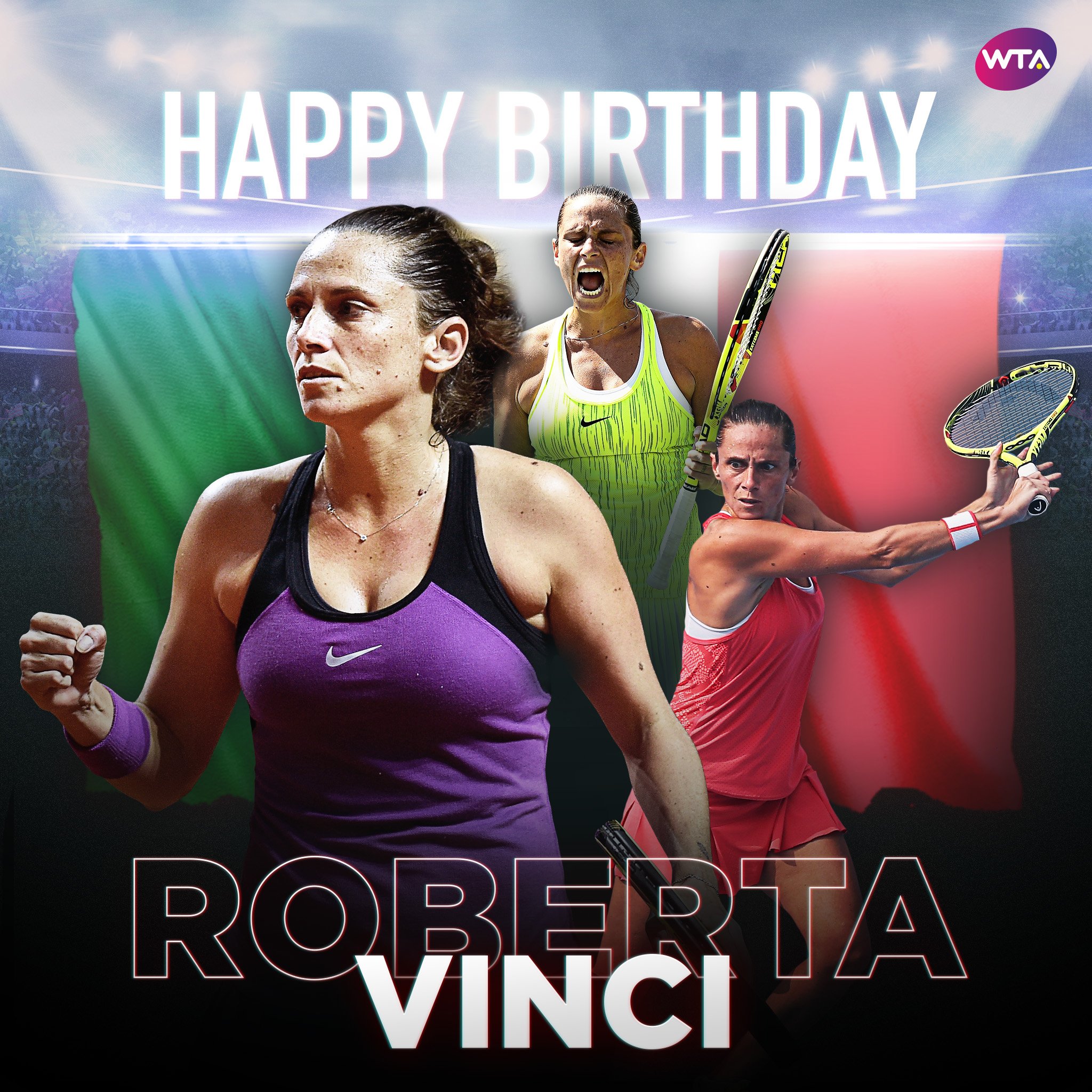 WTA \"Happy Birthday Roberta_Vinci!  