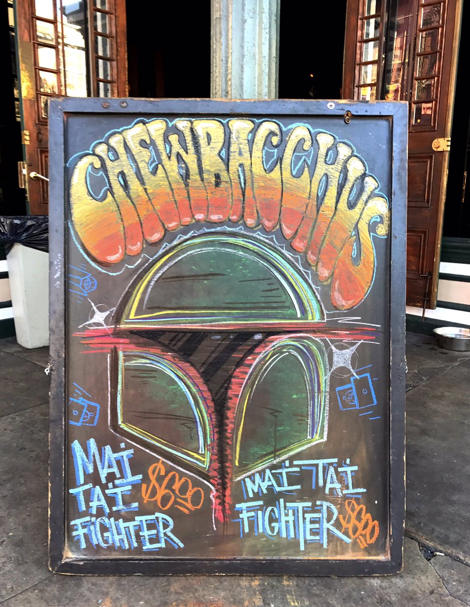 The Mai Tai Fighter is back for #chewbacchus #nerds