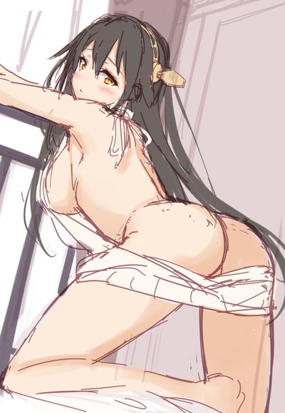 たまには榛名も描く(`・ω・') 