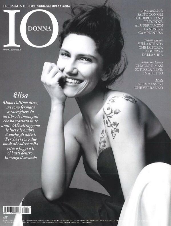 Aragni's tweet photo. Elisa è sulla copertina di "Io Donna", il femminile del "Corriere Della Sera" in edicola domani. (staff) https://t.co/TLFqw5WEU5