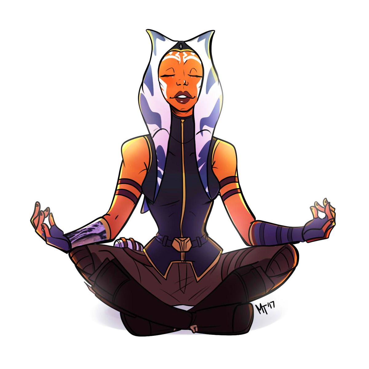 Evening sketch. Been a while since I've drawn Ahsoka! 💙#ahsokatano #theclonewars #starwarsclonewars #AhsokaLives