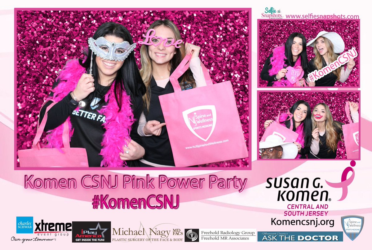 NJSpineWellness's tweet photo. #TeamNJSW is out supporting Breast Cancer Awareness tonight! #KomenCSNJ @KomenCSNJ @iPlay_America https://t.co/oWMxvztEf4
