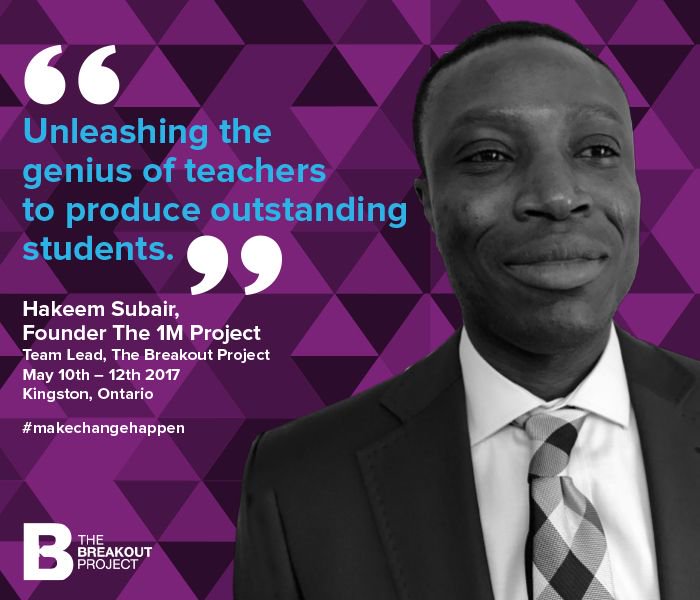 thebreakoutproj's tweet photo. Inclusive Education Advocate. Learner. Infovore.

Meet Hakeem Subair, Team Lead for The 1 Million Teachers Project. #thebreakoutproject https://t.co/HhPuTuyQO7