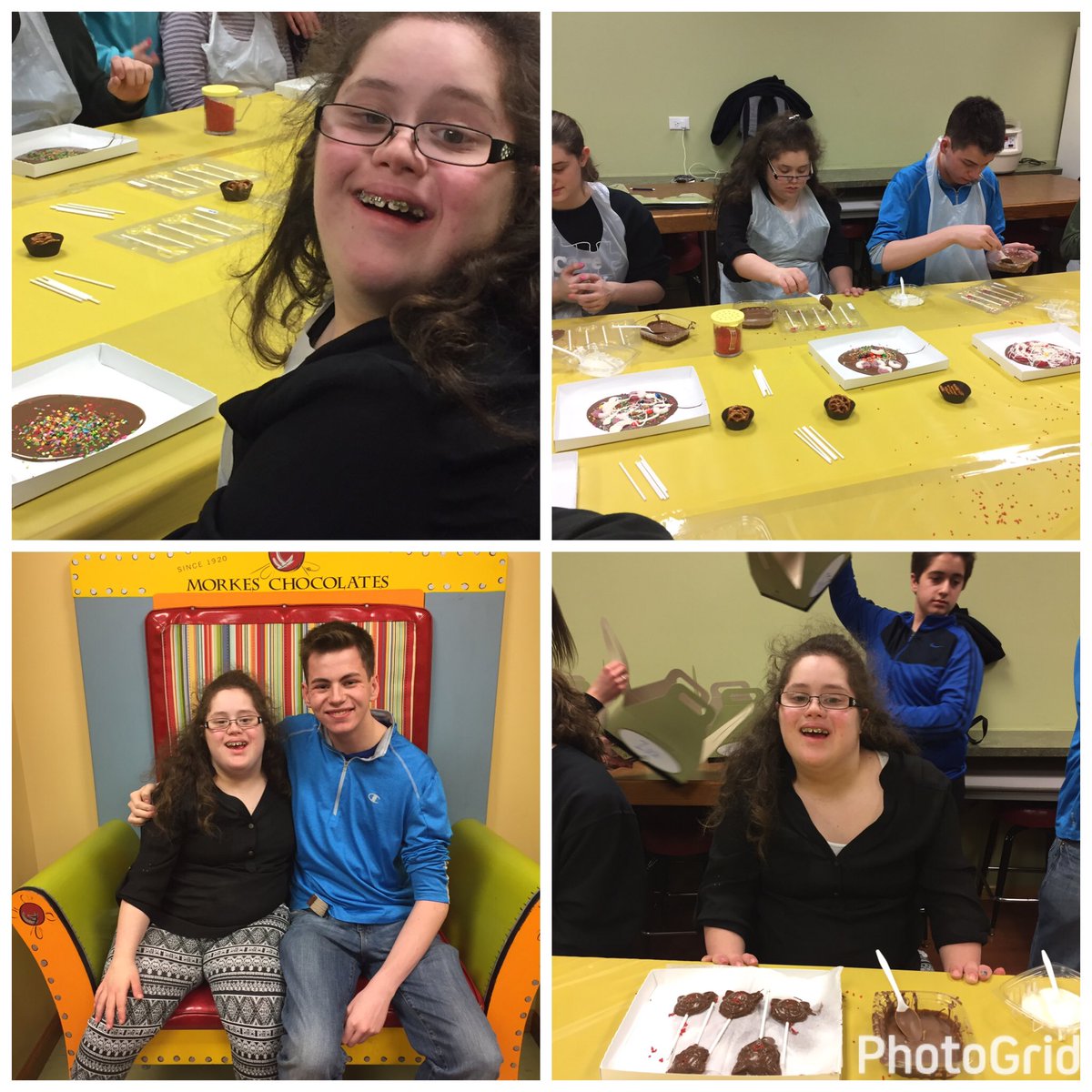 SeeAllAbilities's tweet photo. Mmmmmm chocolate! 🍫 #CareCrew event at #Morkes #funwithfriends #d155inspire https://t.co/ICOSZ6nBWQ