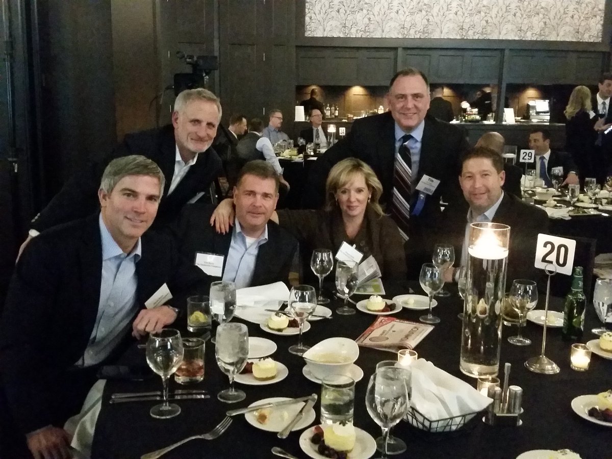 shamrockcompany's tweet photo. Here's the Shamrock #CommitToBIG crew at #2017DMSA awards! Non-tweeters plus @823brian, @tjconnor &amp; @KaseyCrabtree taking the pic! https://t.co/7ZvPv93U15