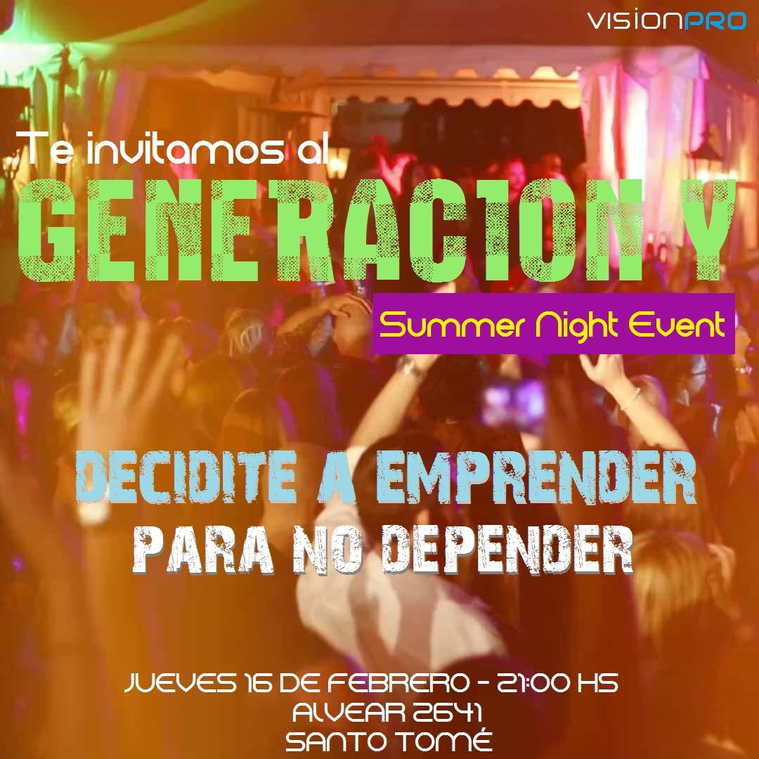 VisionProArg's tweet image. En este momento en Santo Tomé!
Jóvenes #emprendedores en el primer Evento Generación Y! #Emprender ya no es una opción, es una necesidad! 🇦🇷