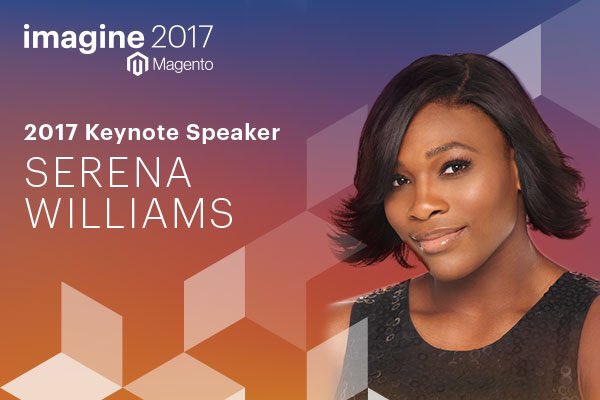 mklave1's tweet photo. Very honored to have @serenawilliams at yet another "Cannot Miss" #MagentoImagine https://t.co/a6wLSrpmjj