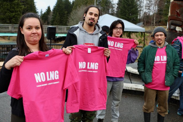 NorthernView's tweet photo. Anti-LNG industry demonstration held at All Native Basketball Tournament in #PrinceRupert. #LNG #bcpoli #allnative https://t.co/C1uYGQNDjB https://t.co/deSk2D9hru