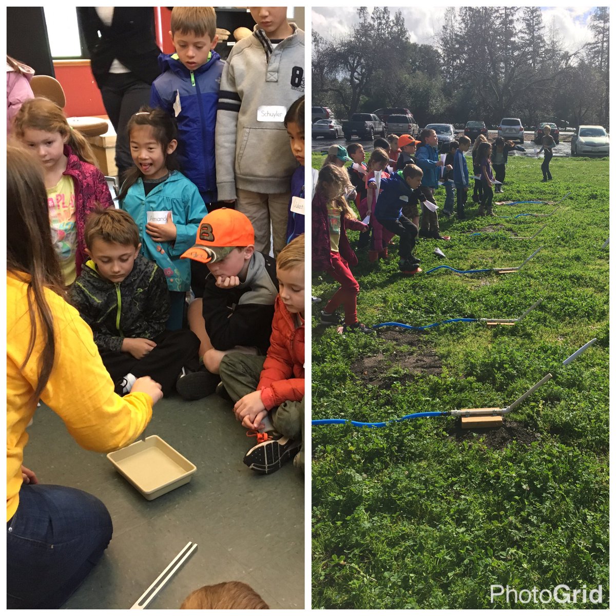 LauraLWiley's tweet photo. Learning about sounds and motion at Youth Science Institute @GardnerGrizzly https://t.co/d2cIeZYoA2