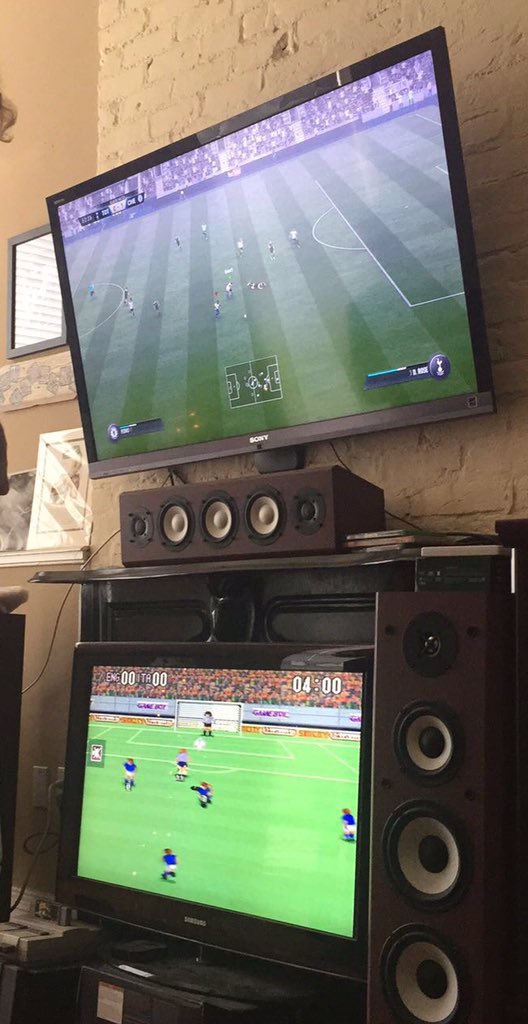 christ_meyer's tweet photo. @RetroFootyTV been playing that recently, think we have 1 own goal in about 6 games. https://t.co/my3uW7fFr4